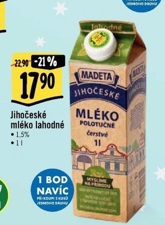 Jihočeské mléko lahodné