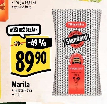 Marila mletá káva