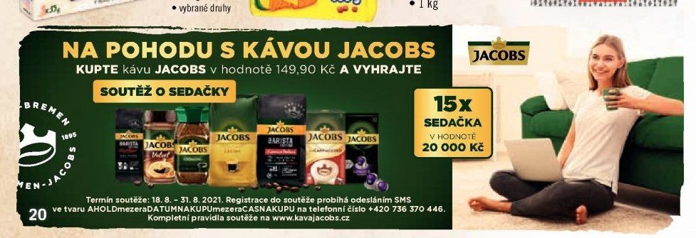 Jacobs soutěž o sedačku