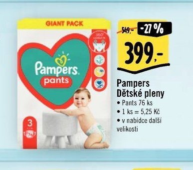Pampers Dětské pleny