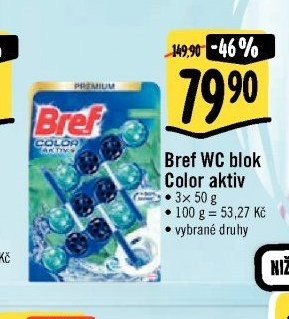 Bref WC blok Color aktiv