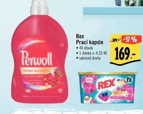 Rex Prací kapsle