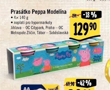Prasátko Peppa Modelína
