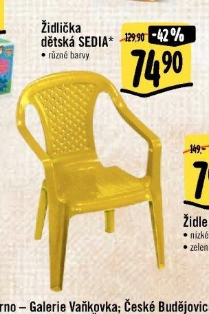 Židlička dětská SEDIA