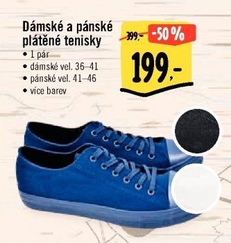 Dámské a pánské plátěné tenisky