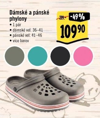 Dámské a pánské phylony