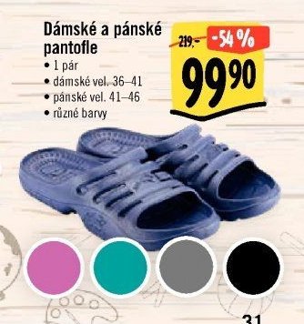 Dámské a pánské pantofle