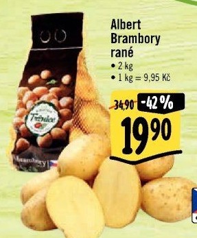Brambory konzumní rané Albert