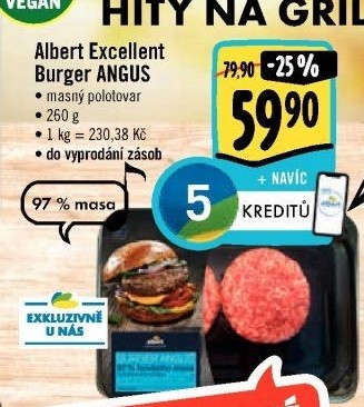 Burger Angus Albert Excellent