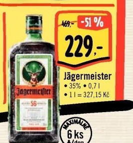 Bylinný likér Jägermeister