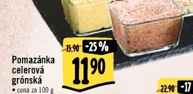 Celerová pomazánka - grónská