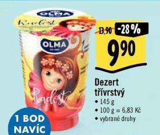 Dezert pudink Olma