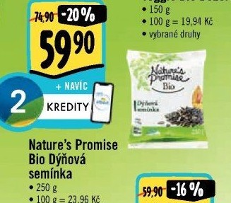 Dýňová semínka bio Nature'