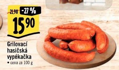 Klobása hasičská vypékačka