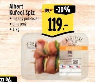 Kuřecí špíz Albert