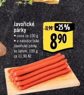 Párky javořické