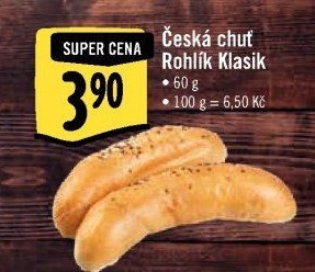 Rohlík Klasik Česká chuť