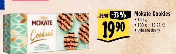 Sušenky Cookies Mokate Caffetteria