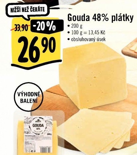 Sýr Gouda 48% Albert