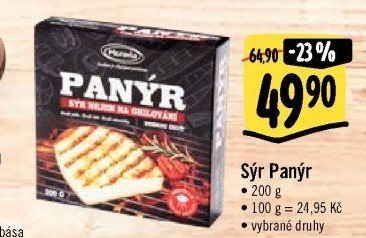 Sýr Panýr Moravia