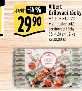 Tácky grilovací Albert