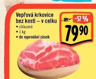 Vepřová krkovice bez kosti