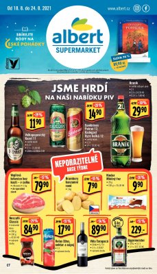 akční leták Albert 18.8.2021-24.8.2021