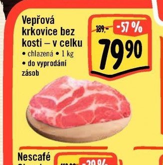 Vepřová krkovice bez kosti