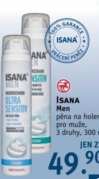 Pěna na holení pánská Isana