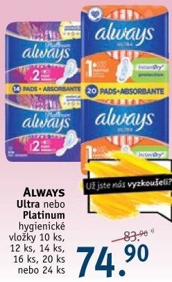 Vložky dámské Ultra Always