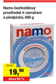 Prací prášek Namo