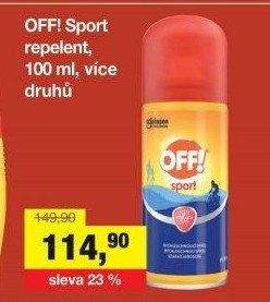 Repelent sprej Sport Off!