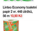 Toaletní papír Economy Linteo