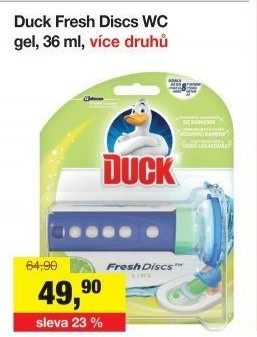 WC blok bodový Fresh Discs Duck