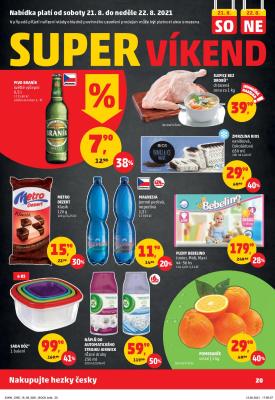akční leták Penny Market 19.8.2021-25.8.2021