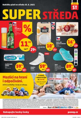 akční leták Penny Market 19.8.2021-25.8.2021