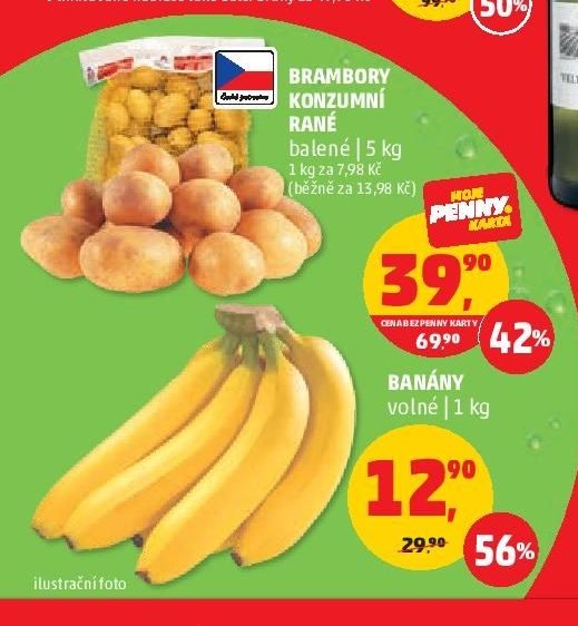 Brambory konzumní rané