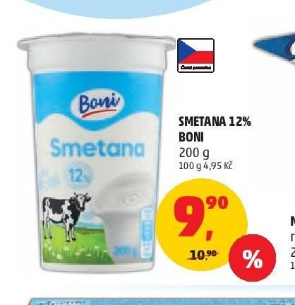 Smetana 12% Boni