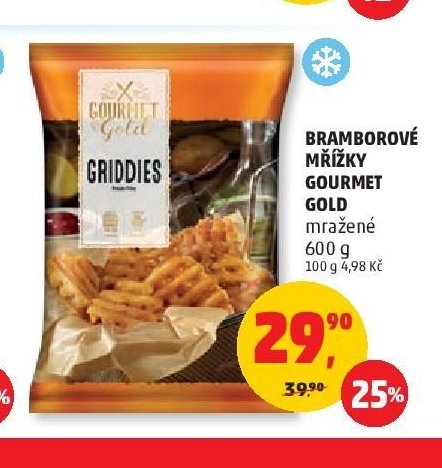 BRAMBOROVÉ MŘÍŽKY GOURMET GOLD