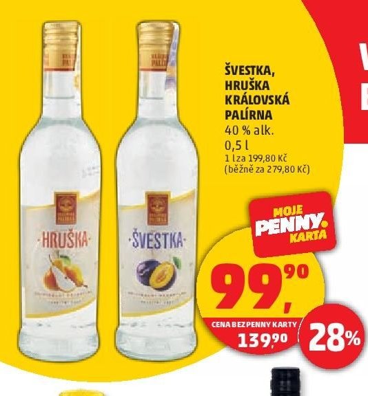 Švestka, Hruška Královská palírna