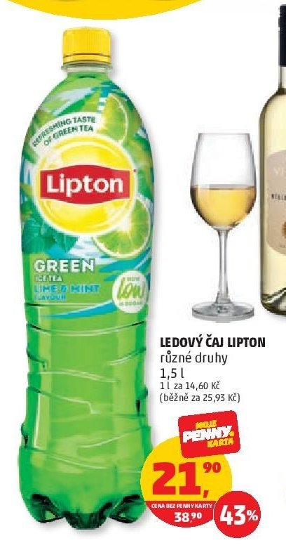Ledový čaj Lipton různé druhy