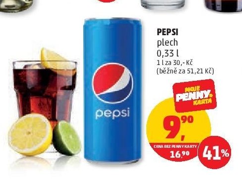Pepsi plech