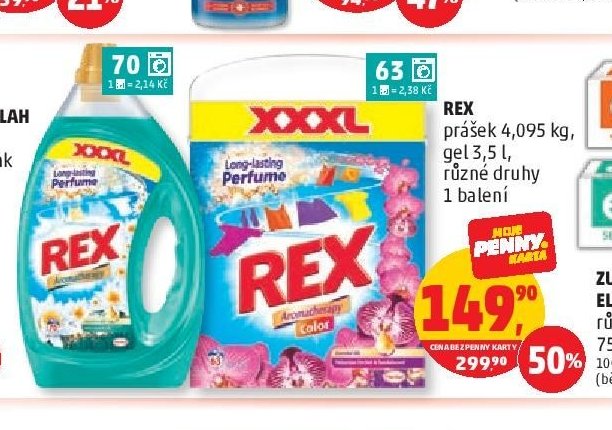 Rex prací prostředek