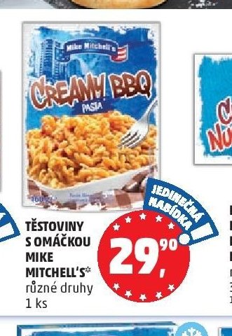 TĚSTOVINY S OMÁČKOU MIKE MITCHELL'S