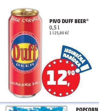 PIVO DUFF BEER