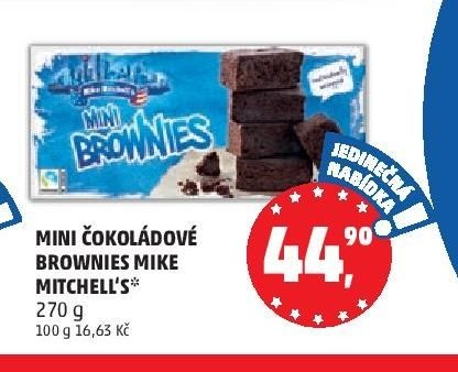 MINI ČOKOLÁDOVÉ BROWNIES MIKE MITCHELL'S