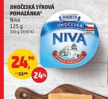 JIHOČESKÁ SÝROVÁ POMAZÁNKA Niva