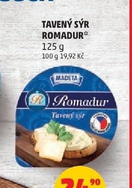 TAVENÝ SÝR ROMADUR