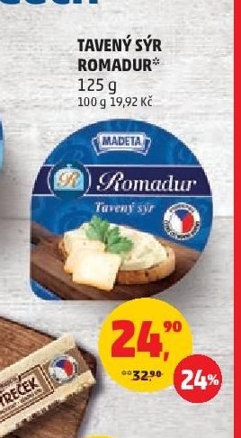 TAVENÝ SÝR ROMADUR
