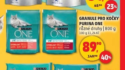 GRANULE PRO KOČKY PURINA ONE
